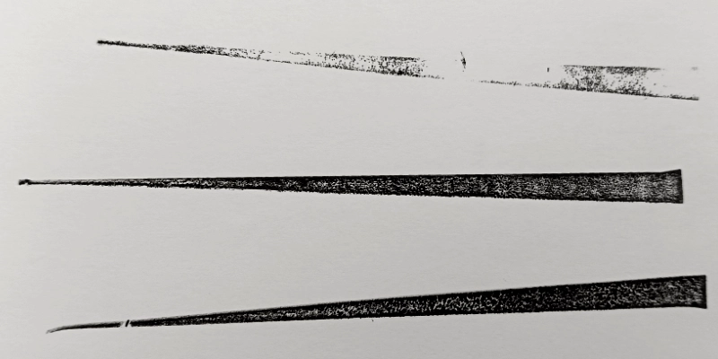 Flessografia con resa di filetti ultra fini